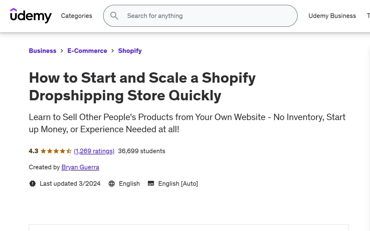 How to Start and Scale a Shopify Dropshipping Store Quickly